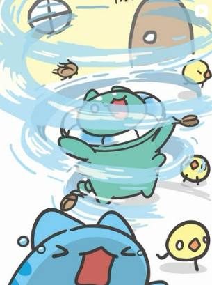 Capoo caught in a whirlwind